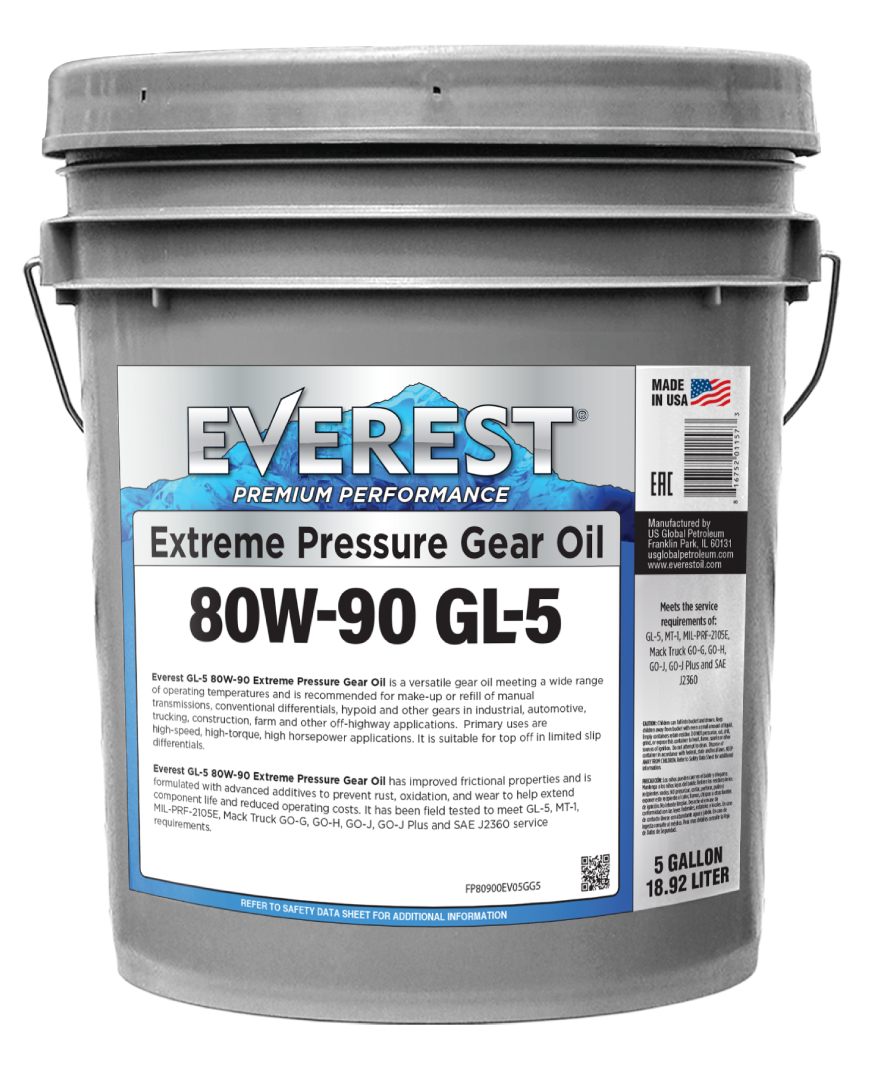 Everest EP Gear Oil 80W-90 GL-5 5-Gal Pail 06-15-20_6149a717af0ce