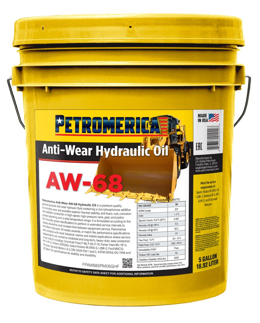 Petromerica Hydraulic Oil AW-68 5-Gal Pail 12-16-19_617be0fb5cc22