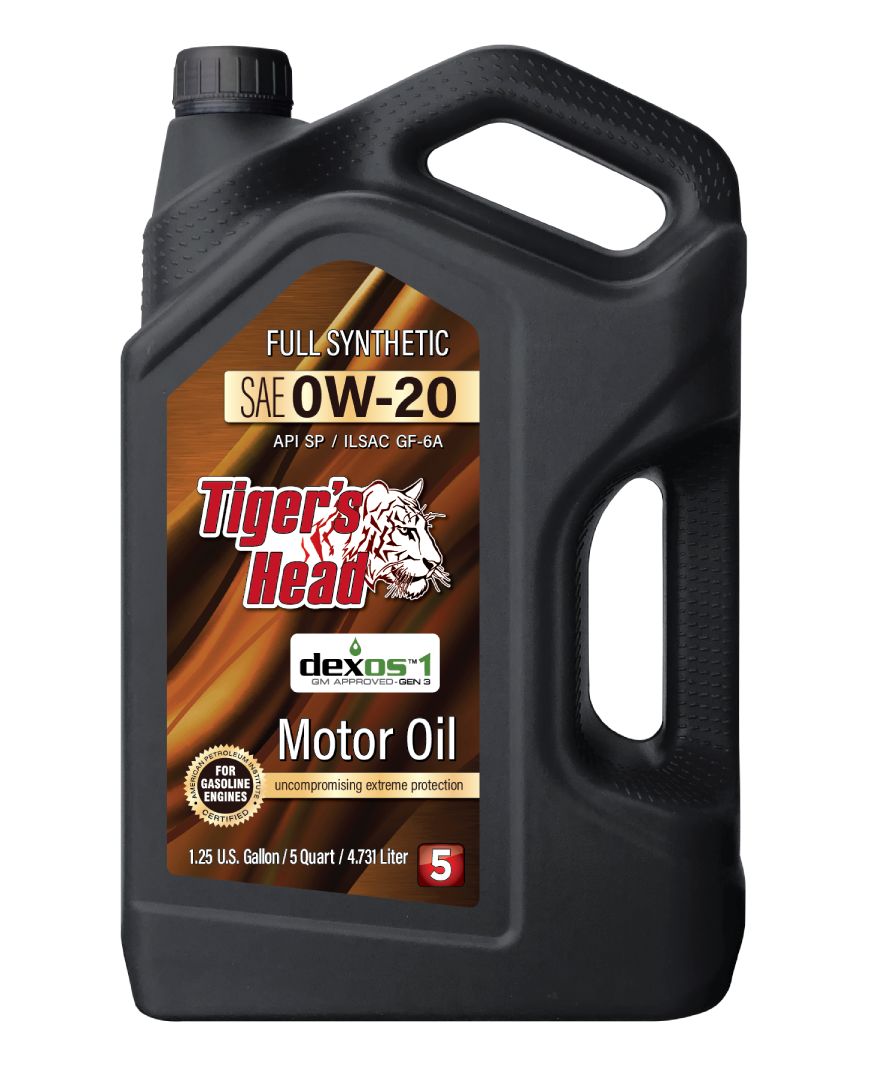 Tiger's Head dexos3 FS 0W-20 SP GF-6A 5-QT 12-16-21_6257388d1e8a4